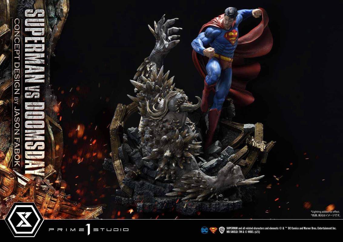 Superman VS Doomsday (Concept By Jason Fabok) DX