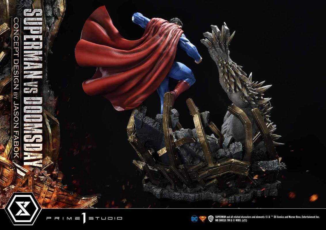 Superman VS Doomsday (Concept By Jason Fabok) DX