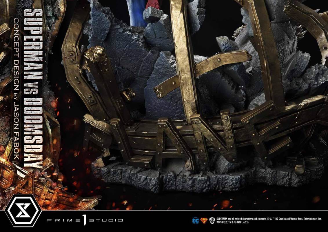Superman VS Doomsday (Concept By Jason Fabok) DX