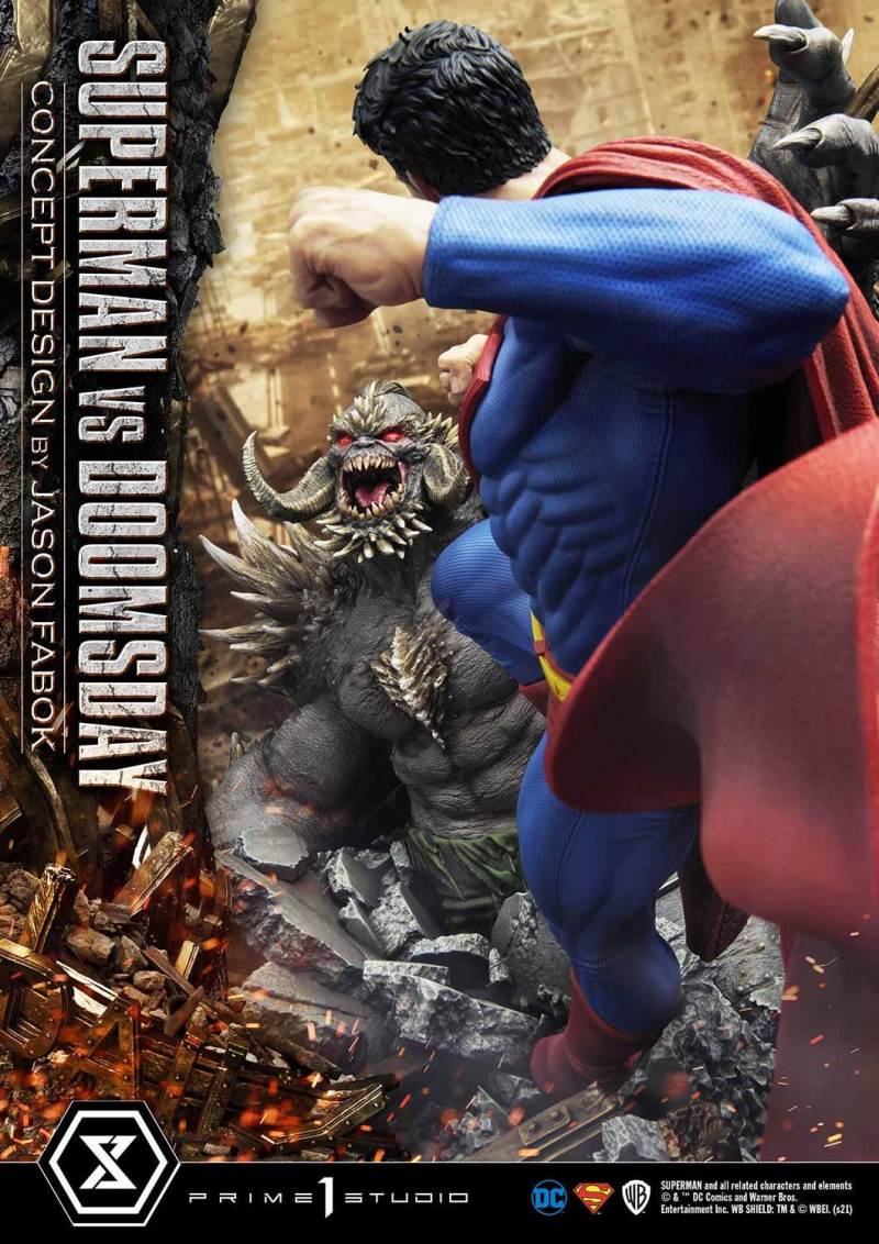 Superman VS Doomsday (Concept By Jason Fabok) DX