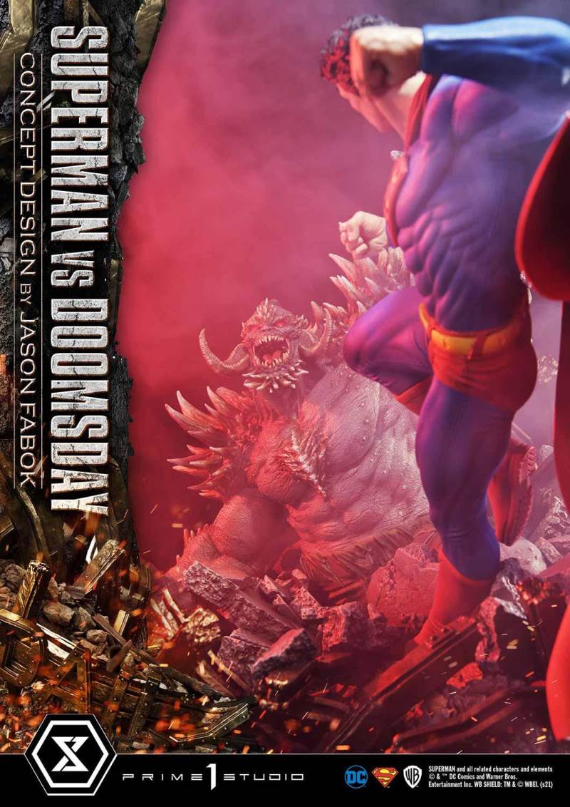 Superman VS Doomsday (Concept By Jason Fabok) DX