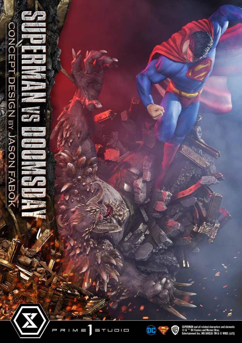Superman VS Doomsday (Concept By Jason Fabok) DX