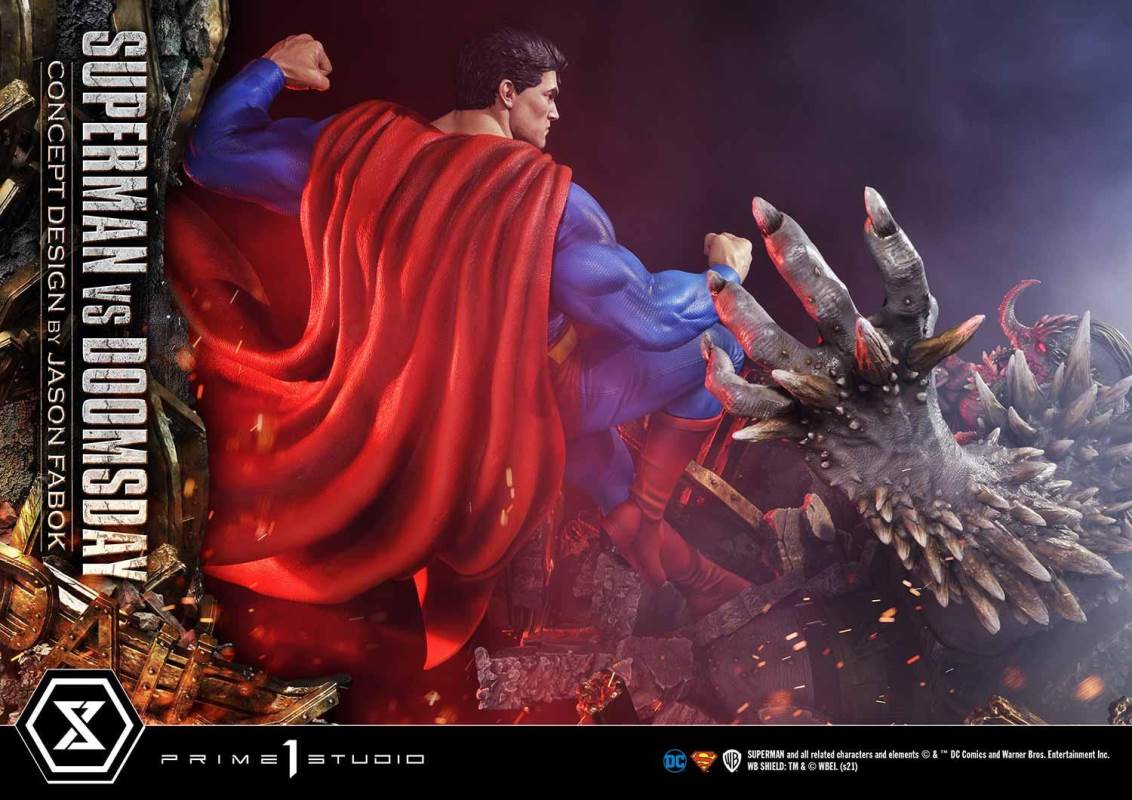 Superman VS Doomsday (Concept By Jason Fabok) DX