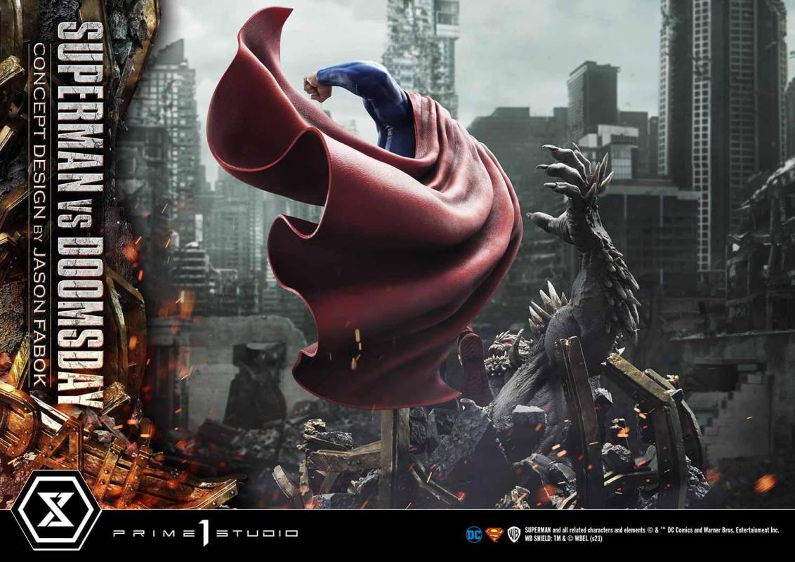 Superman VS Doomsday (Concept By Jason Fabok) DX