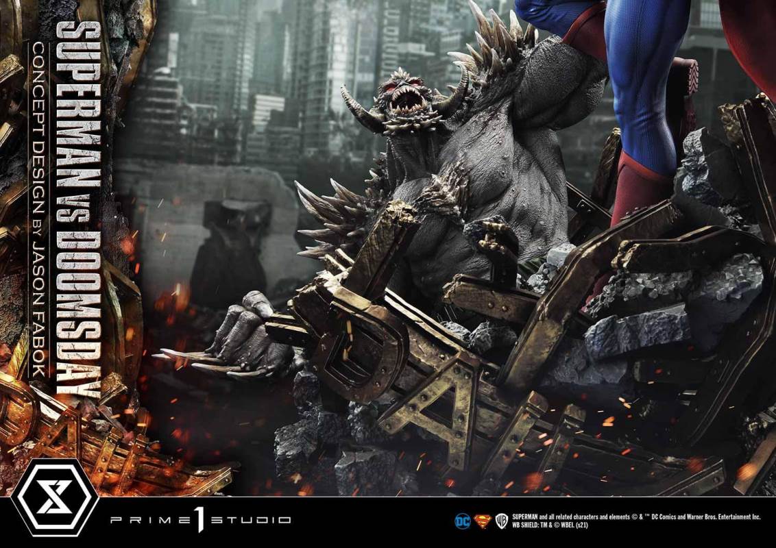 Superman VS Doomsday (Concept By Jason Fabok) DX