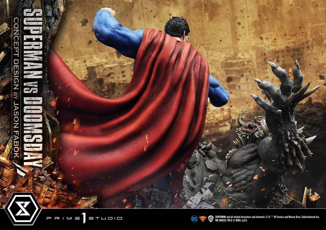 Superman VS Doomsday (Concept By Jason Fabok) DX