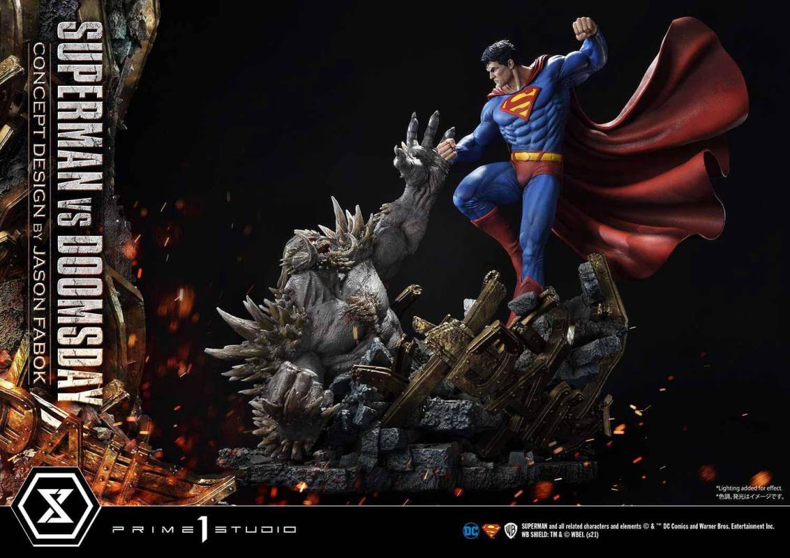 Superman VS Doomsday (Concept By Jason Fabok) DX