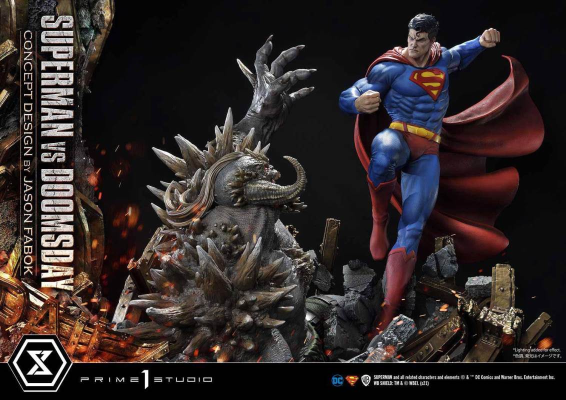 Superman VS Doomsday (Concept By Jason Fabok) DX