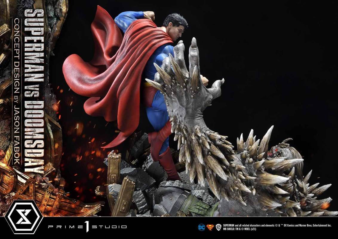Superman VS Doomsday (Concept By Jason Fabok) DX