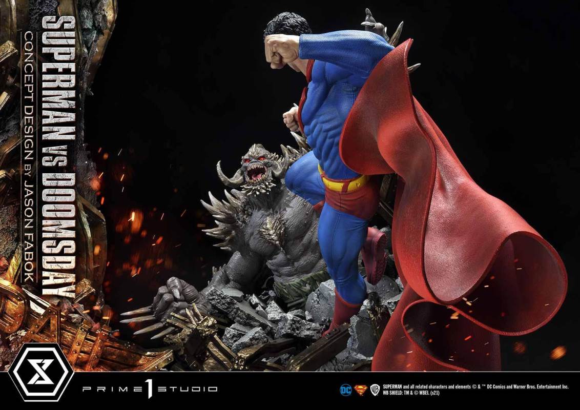 Superman VS Doomsday (Concept By Jason Fabok) DX