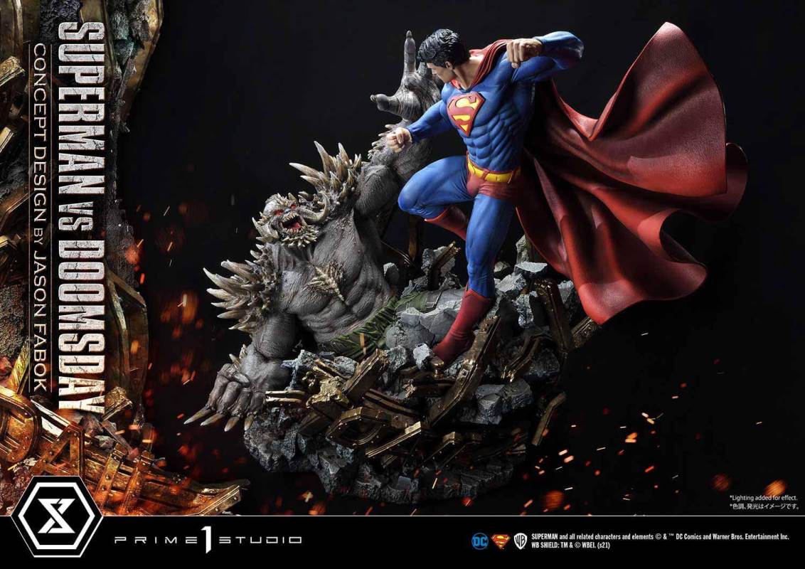 Superman VS Doomsday (Concept By Jason Fabok) DX