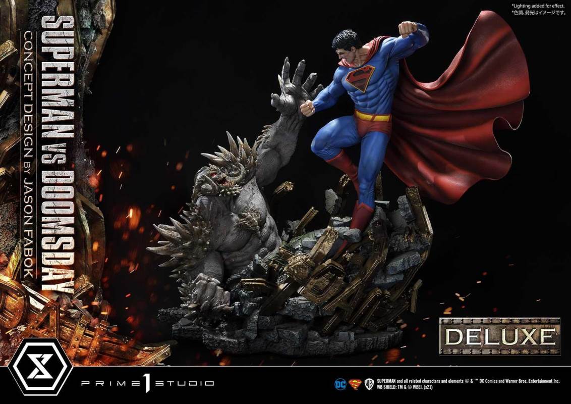 Superman VS Doomsday (Concept By Jason Fabok) DX