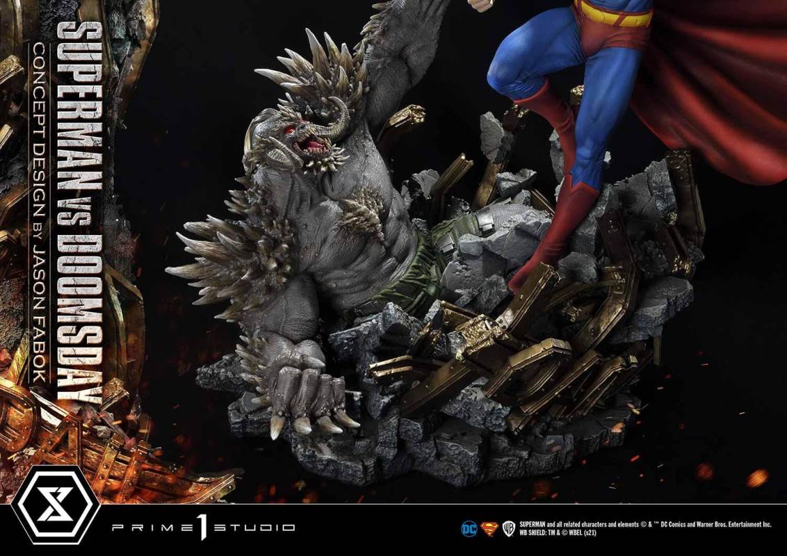 Superman VS Doomsday (Concept By Jason Fabok) DX