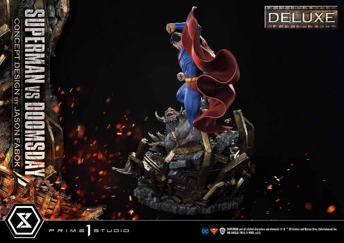 Superman VS Doomsday (Concept By Jason Fabok) DX