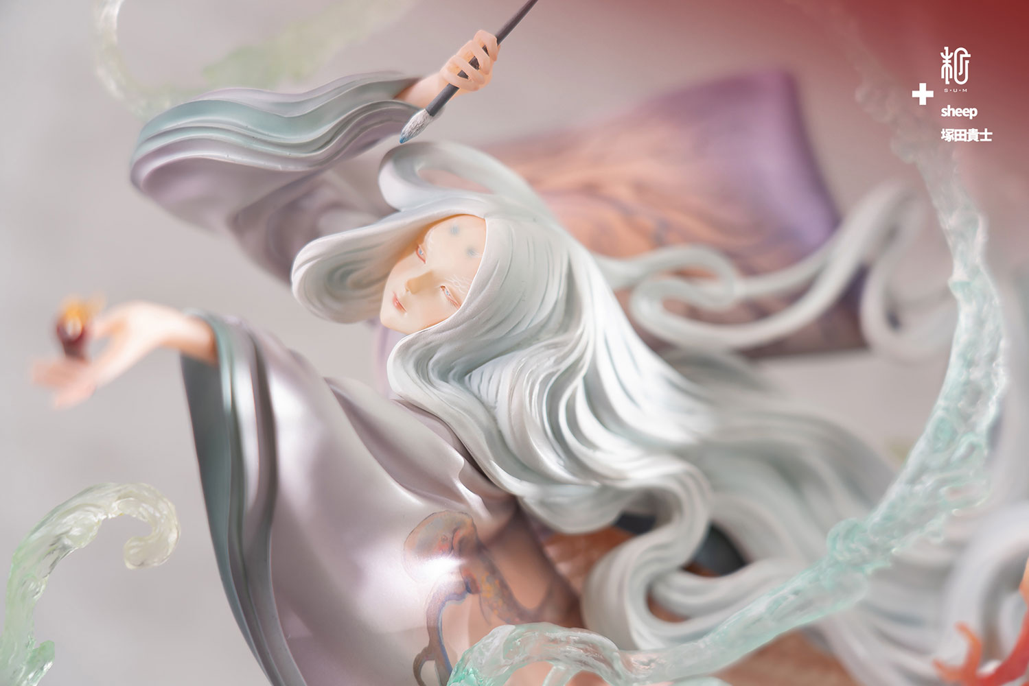 Red Candle and Mermaid (Red Coral)