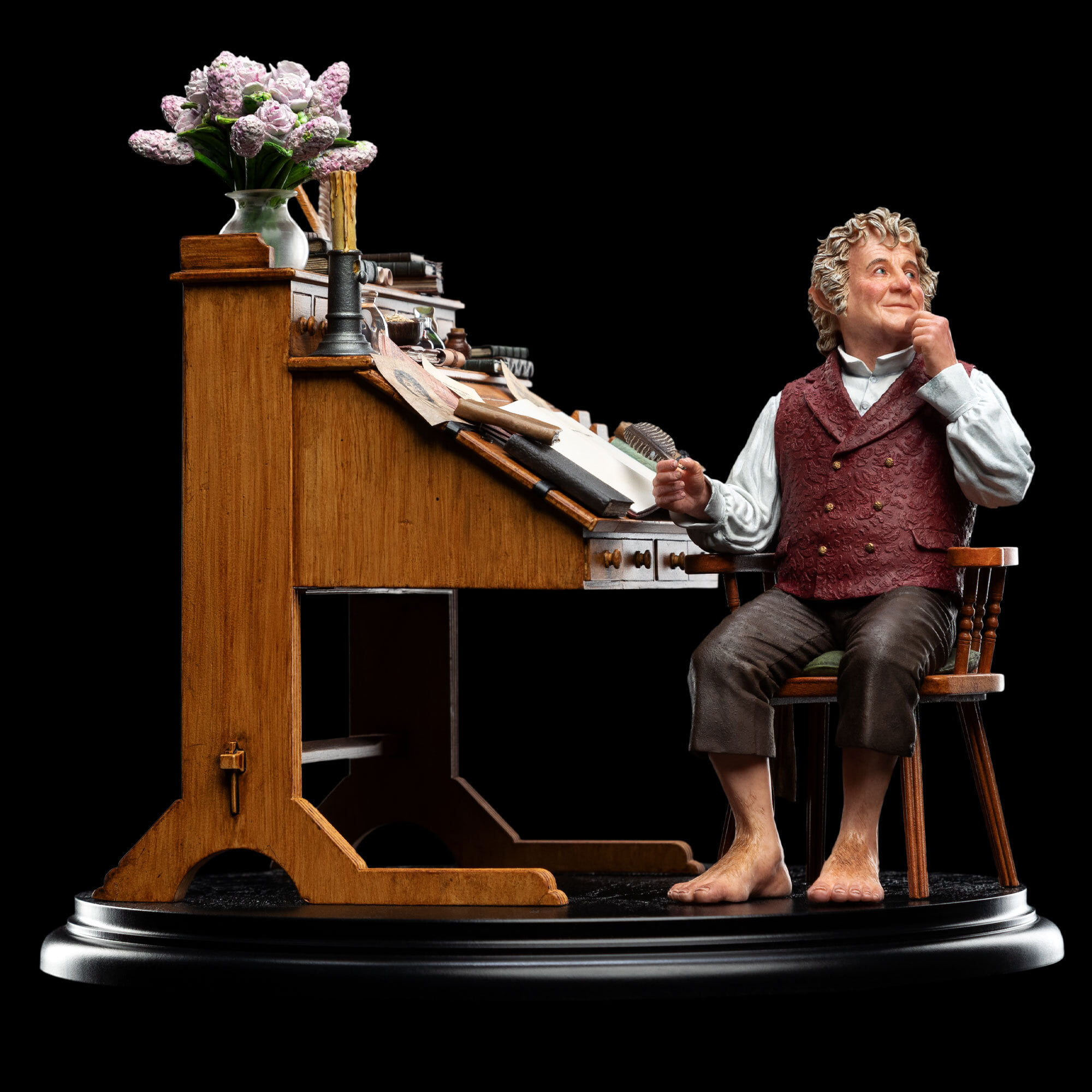 Bilbo Baggins at His Desk