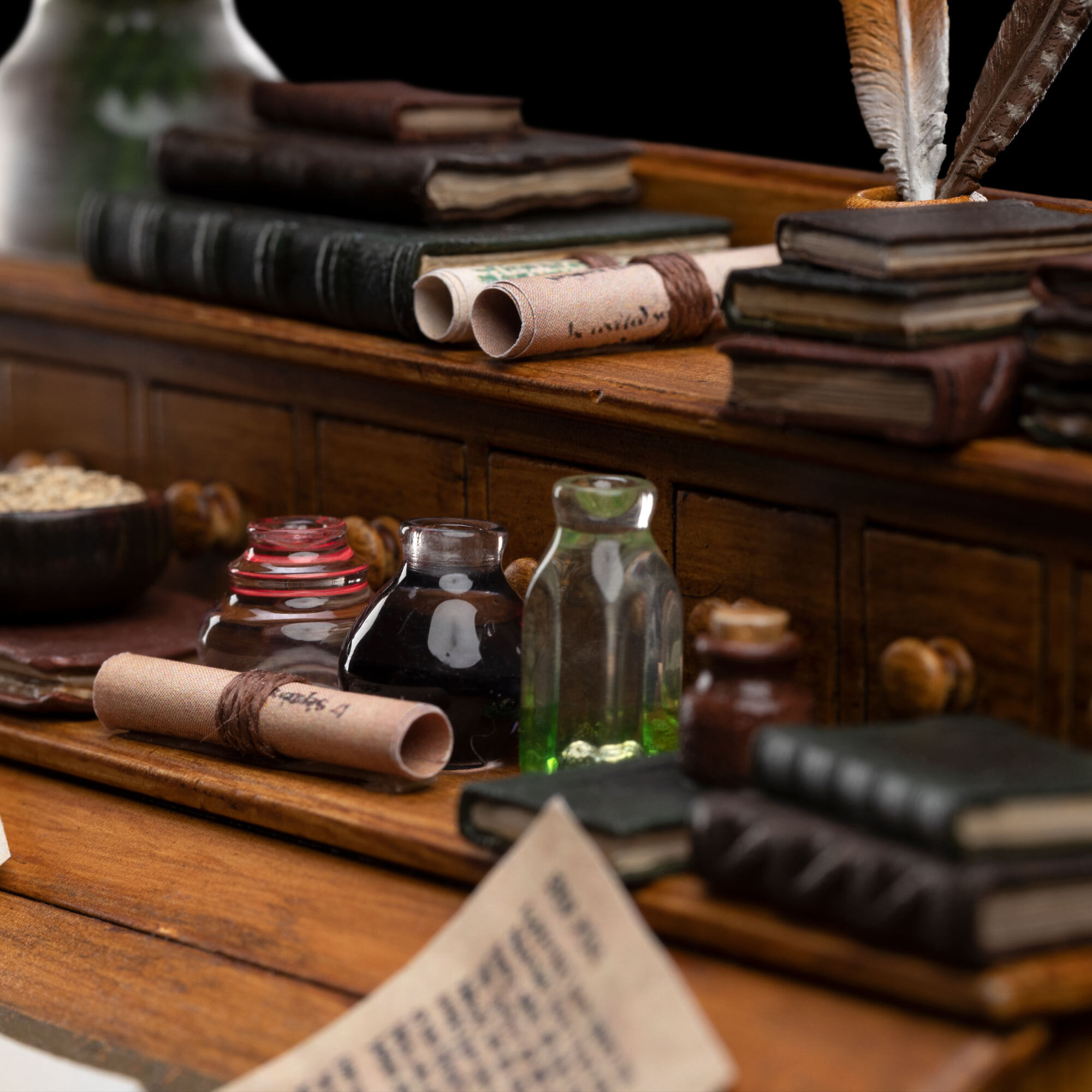 Bilbo Baggins at His Desk