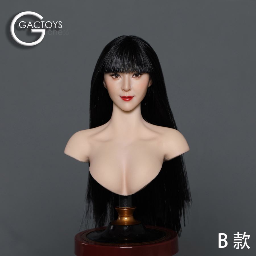 Asian beauty head sculpture [GCO41] 1/6
