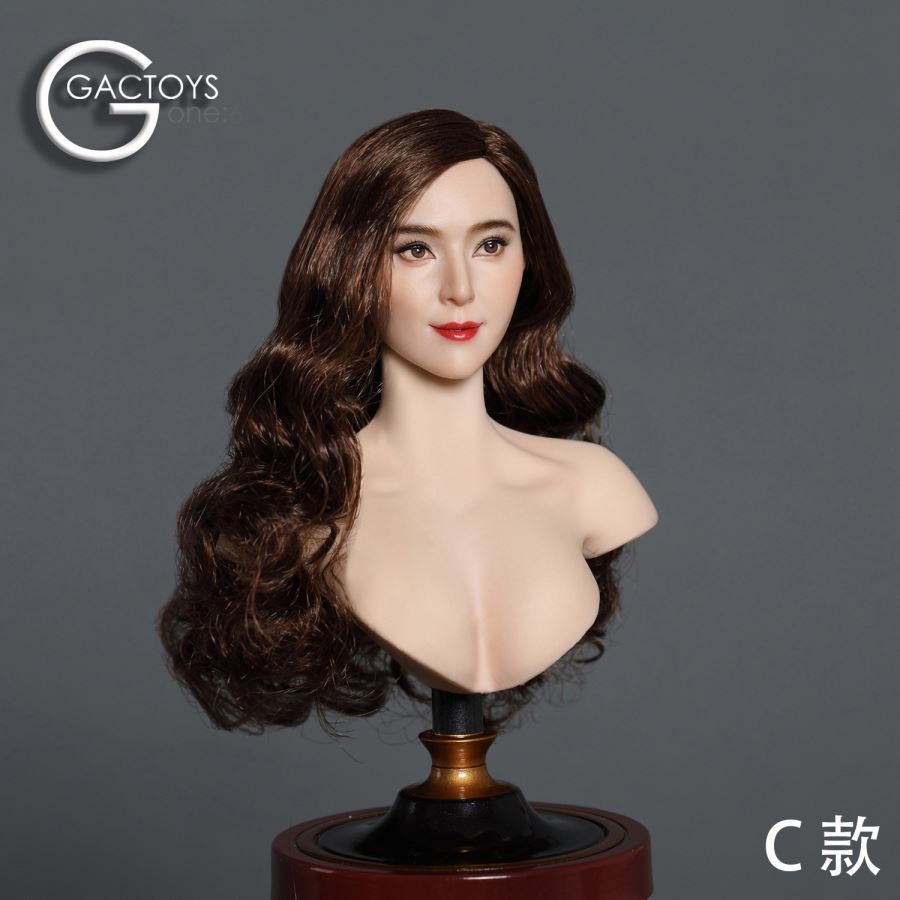 Asian beauty head sculpture [GCO41] 1/6