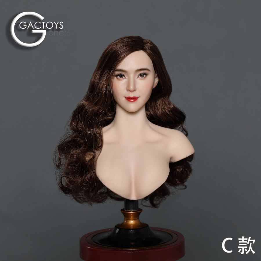 Asian beauty head sculpture [GCO41] 1/6