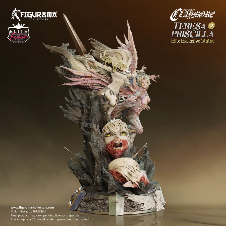 Claymore - Teresa vs. Priscilla Elite Exclusive Statue