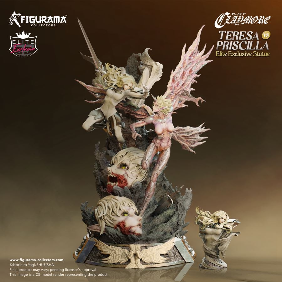 Claymore - Teresa vs. Priscilla Elite Exclusive Statue