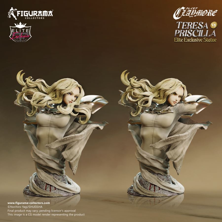 Claymore - Teresa vs. Priscilla Elite Exclusive Statue