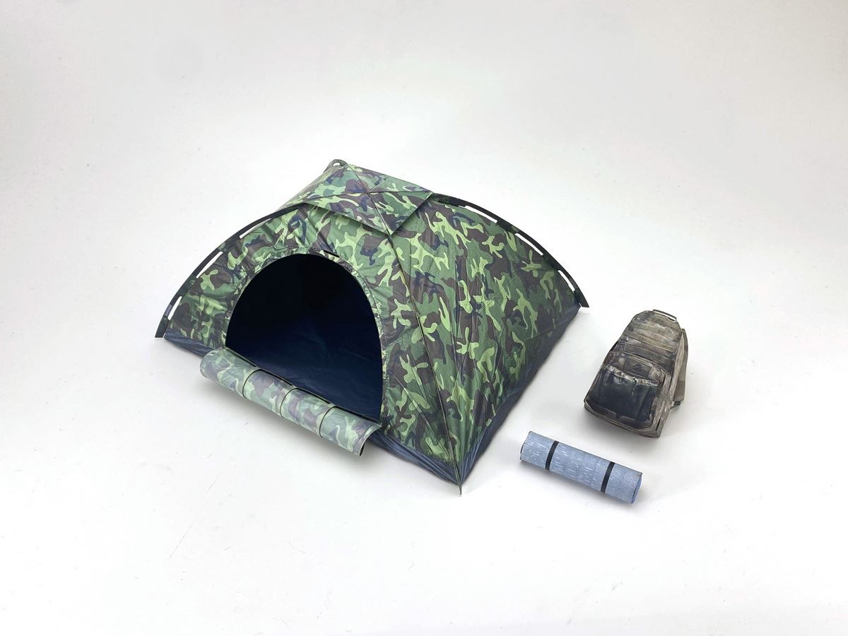 PAPER-DIORAMA M-008 1/12 SCALE TENT SET-A