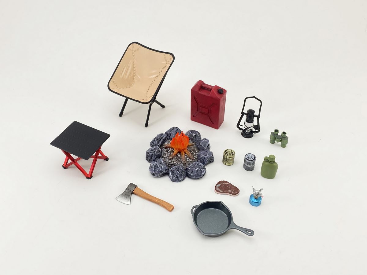 PAPER-DIORAMA M-008 1/12 SCALE TENT SET-A