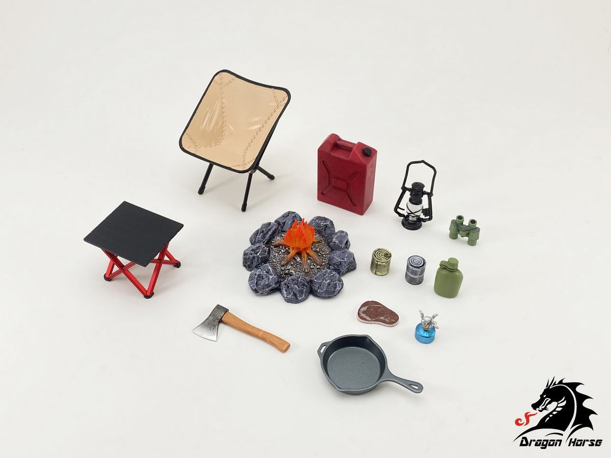 PAPER-DIORAMA M-008 1/12 SCALE TENT SET-A