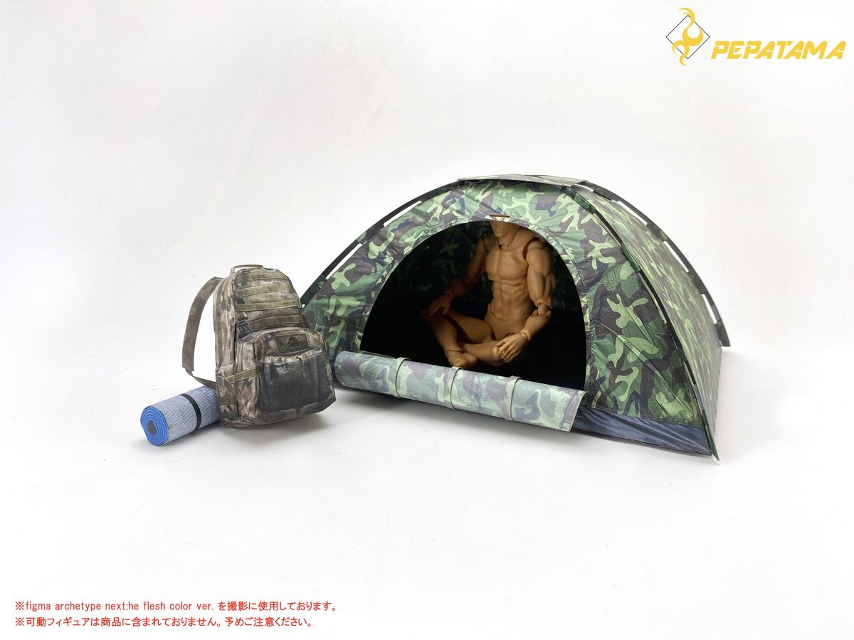 PAPER-DIORAMA M-008 1/12 SCALE TENT SET-A