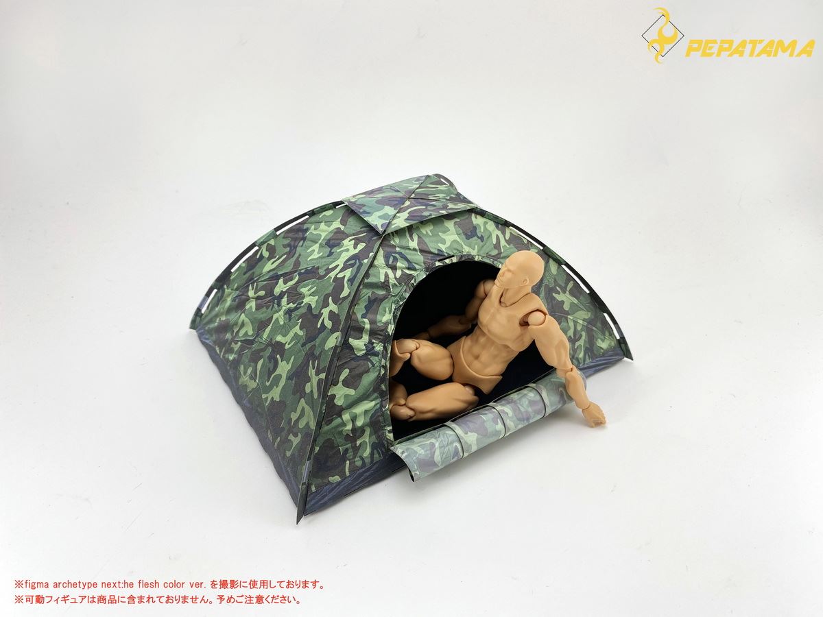 PAPER-DIORAMA M-008 1/12 SCALE TENT SET-A