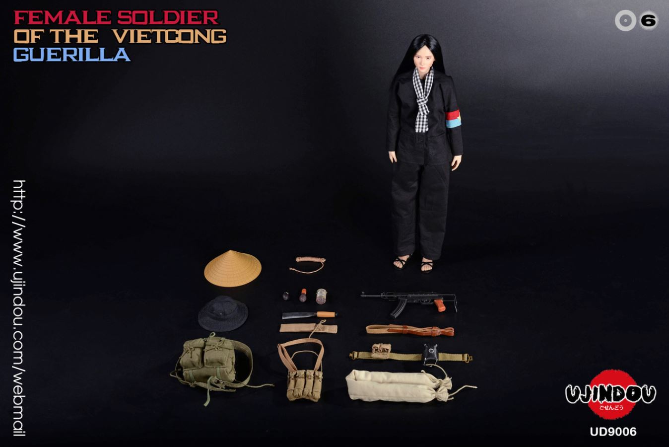 FEMALE SOLDIER OF THE VIETCONG GUERILLA 1/6 SCALE ACTION FIGURE
