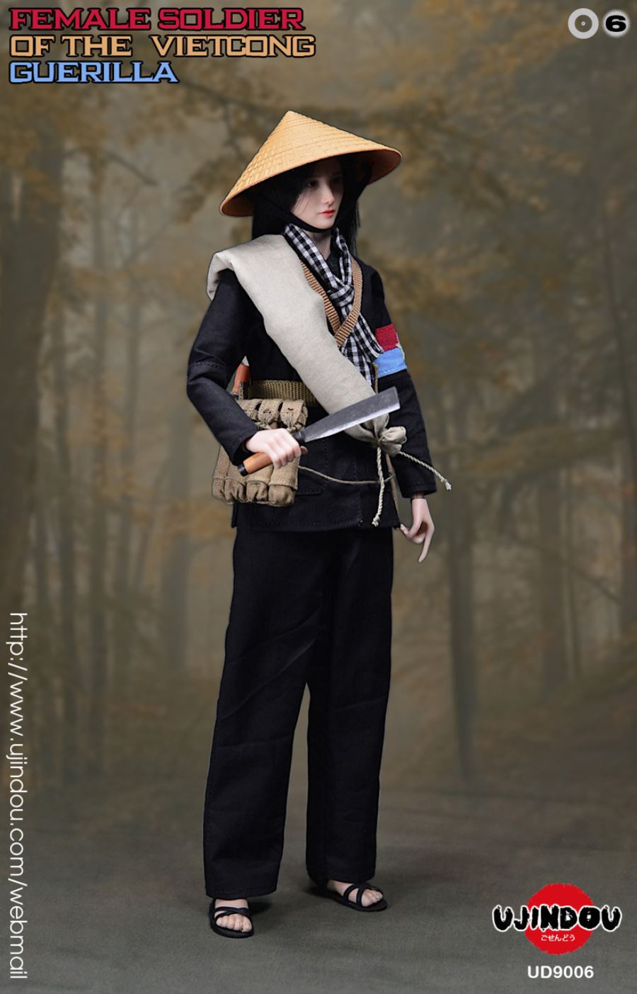 FEMALE SOLDIER OF THE VIETCONG GUERILLA 1/6 SCALE ACTION FIGURE