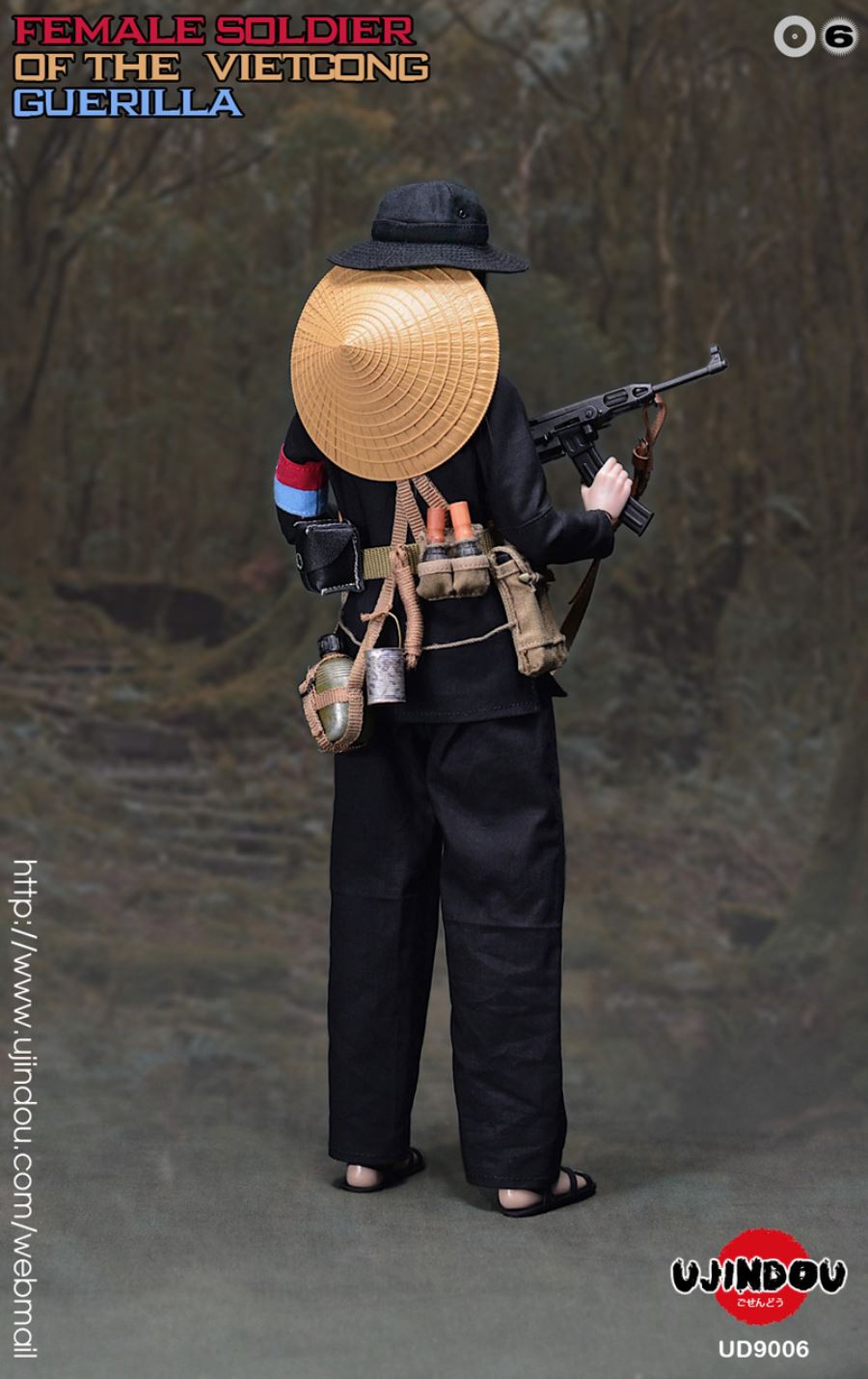 FEMALE SOLDIER OF THE VIETCONG GUERILLA 1/6 SCALE ACTION FIGURE