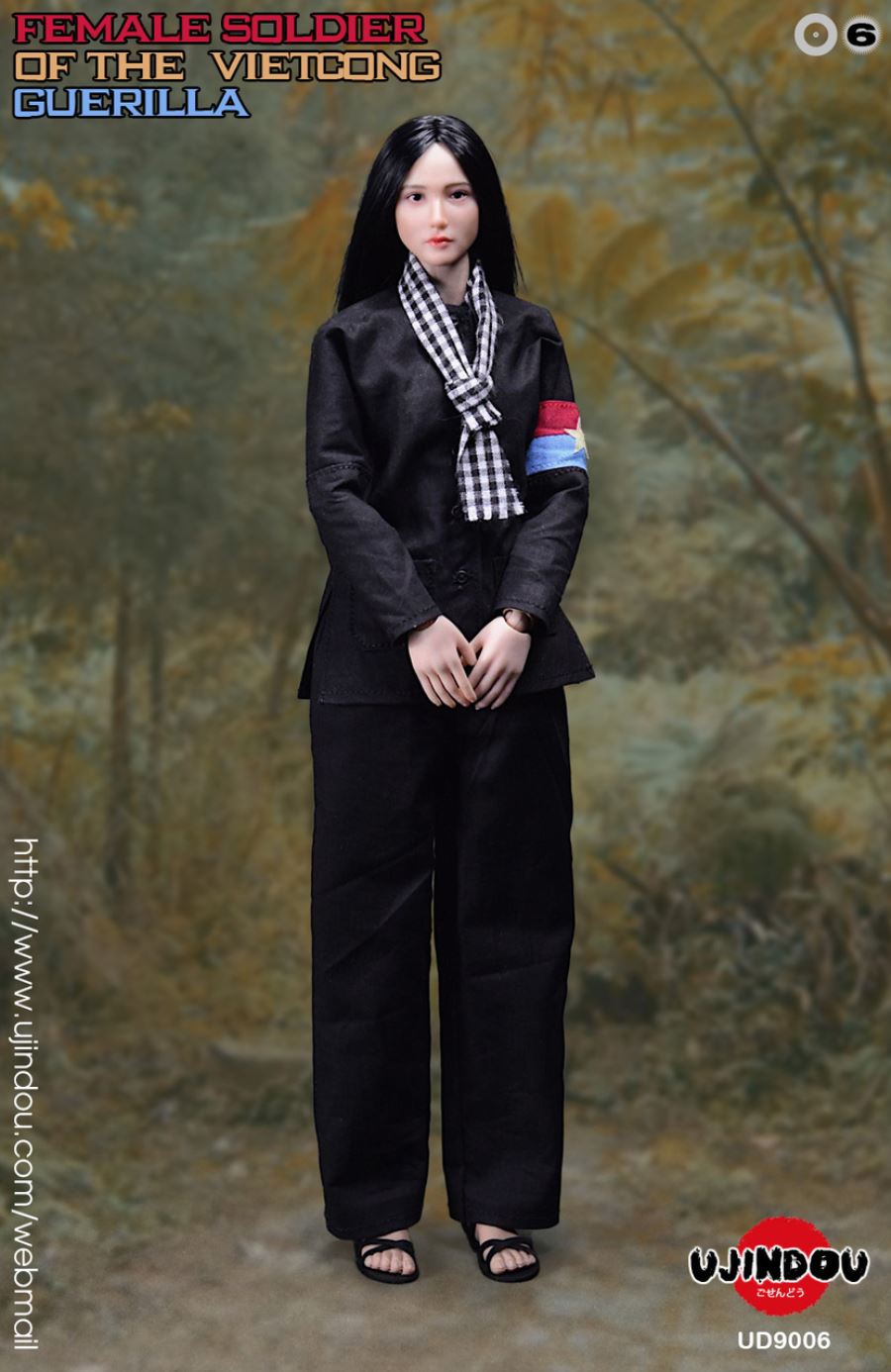 FEMALE SOLDIER OF THE VIETCONG GUERILLA 1/6 SCALE ACTION FIGURE