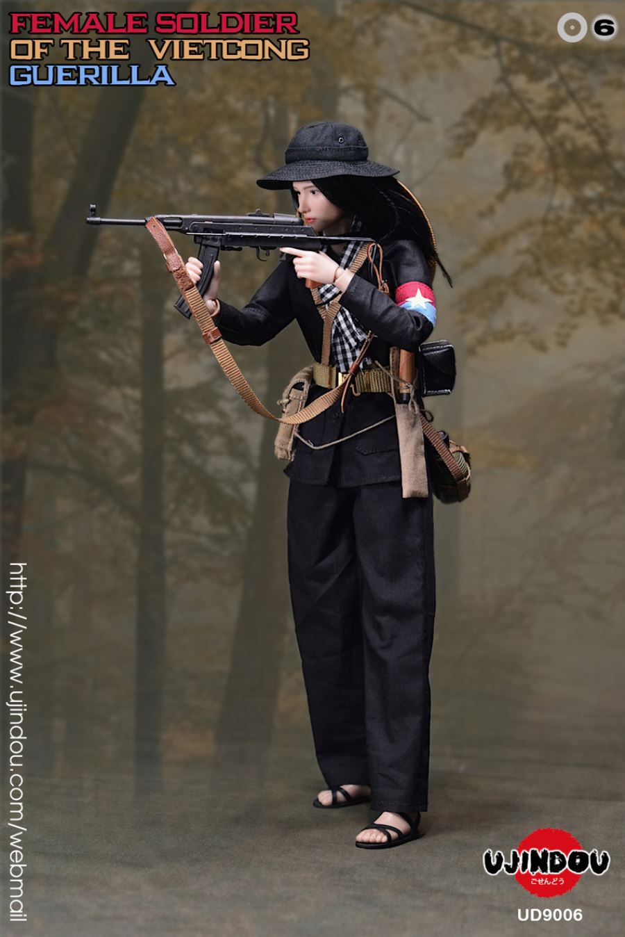 FEMALE SOLDIER OF THE VIETCONG GUERILLA 1/6 SCALE ACTION FIGURE