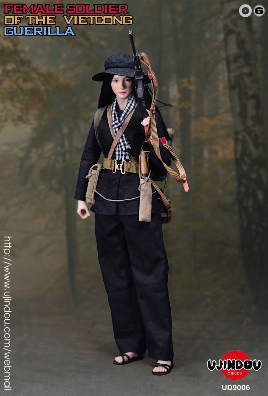 FEMALE SOLDIER OF THE VIETCONG GUERILLA 1/6 SCALE ACTION FIGURE