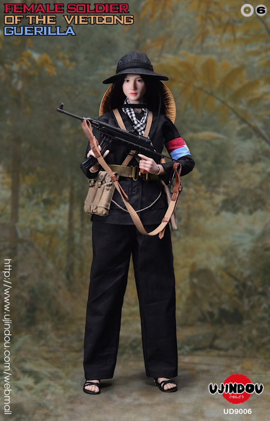 FEMALE SOLDIER OF THE VIETCONG GUERILLA 1/6 SCALE ACTION FIGURE
