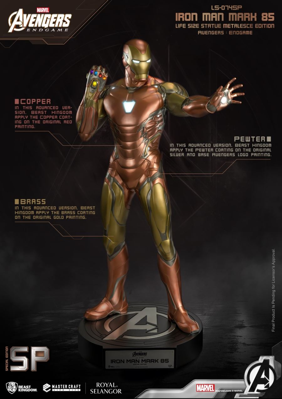 1/1 Avengers 4: Endgame - Iron Man MK85 Statue Special Edition