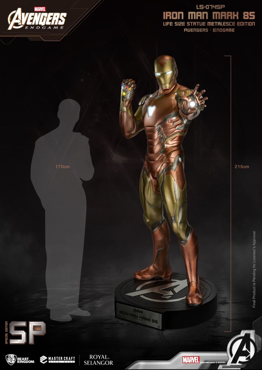1/1 Avengers 4: Endgame - Iron Man MK85 Statue Special Edition