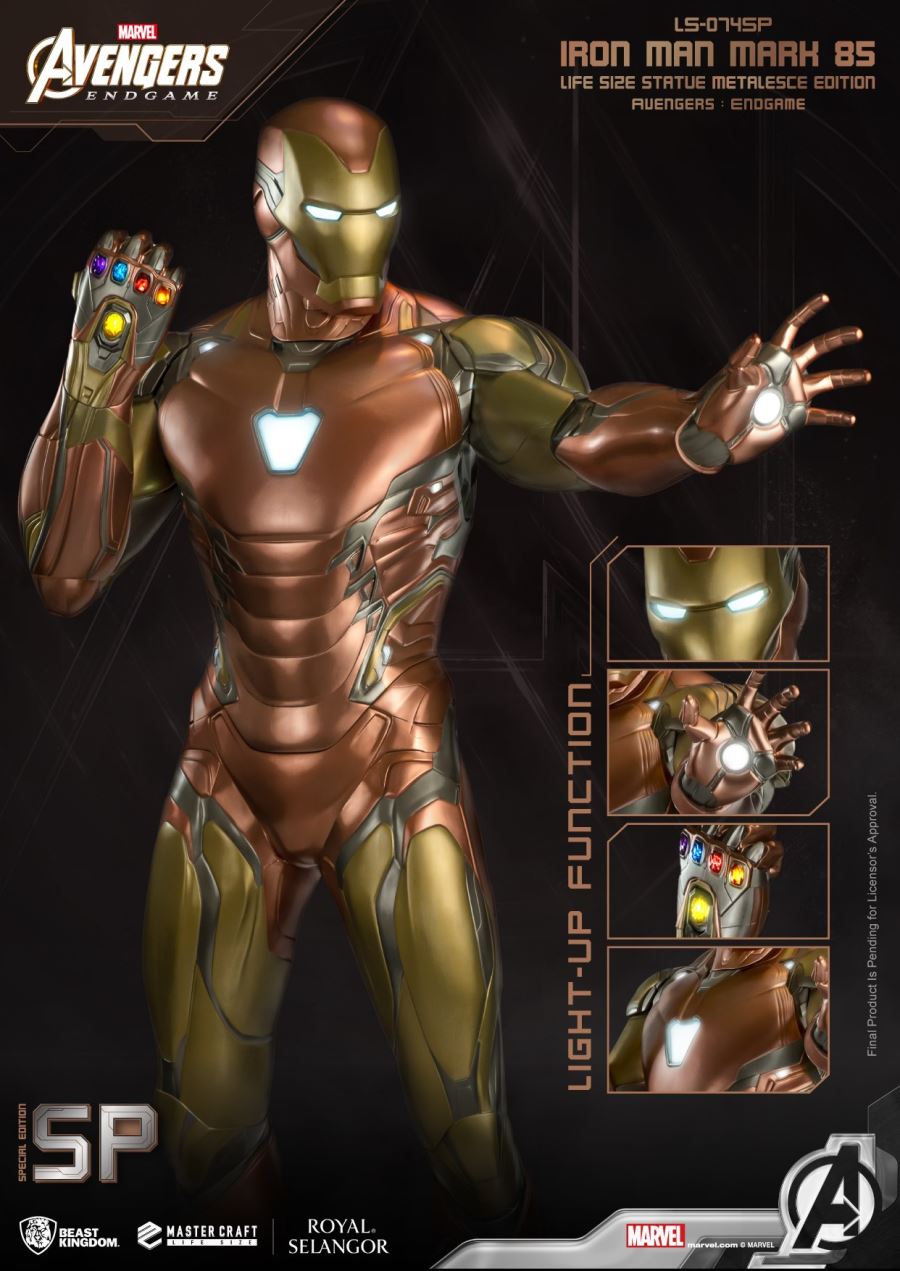 1/1 Avengers 4: Endgame - Iron Man MK85 Statue Special Edition