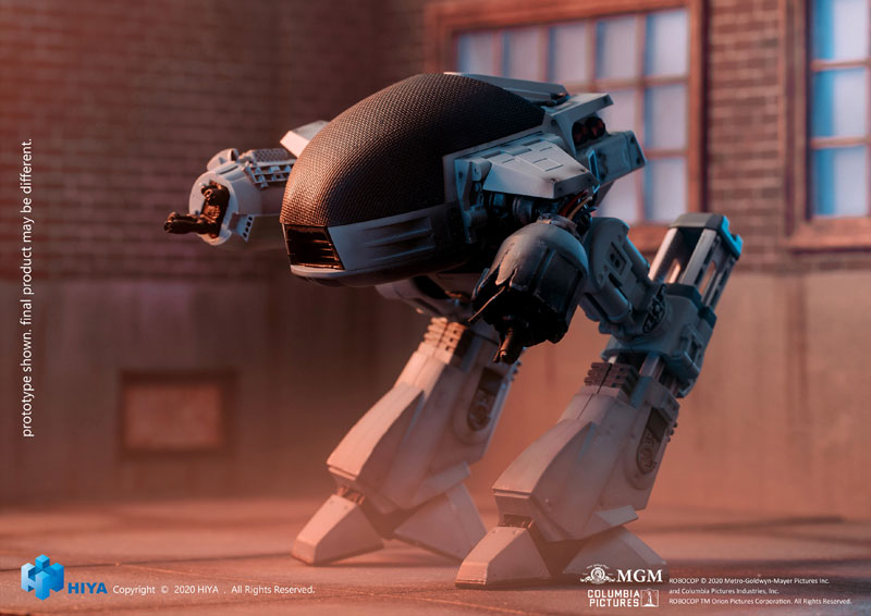 Robocop 1/18 Action Figure Battle Damage ED-209
