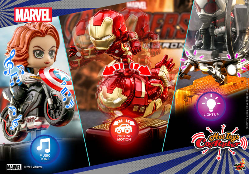 MARVEL Ant-Man, Iron Man, Black Widow, Thanos CosRider