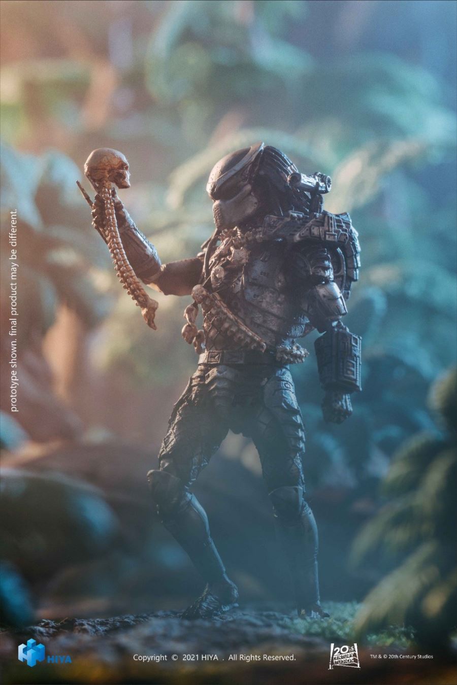 Hiya Extreme Mini Series 1/18 Predator Movie Jungle Iron Blood V2