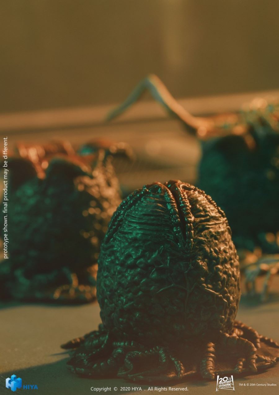 Hiya Ultimate Mini Series 1/18 Alien 2 Movie Version Alien Egg and Face Worm Set