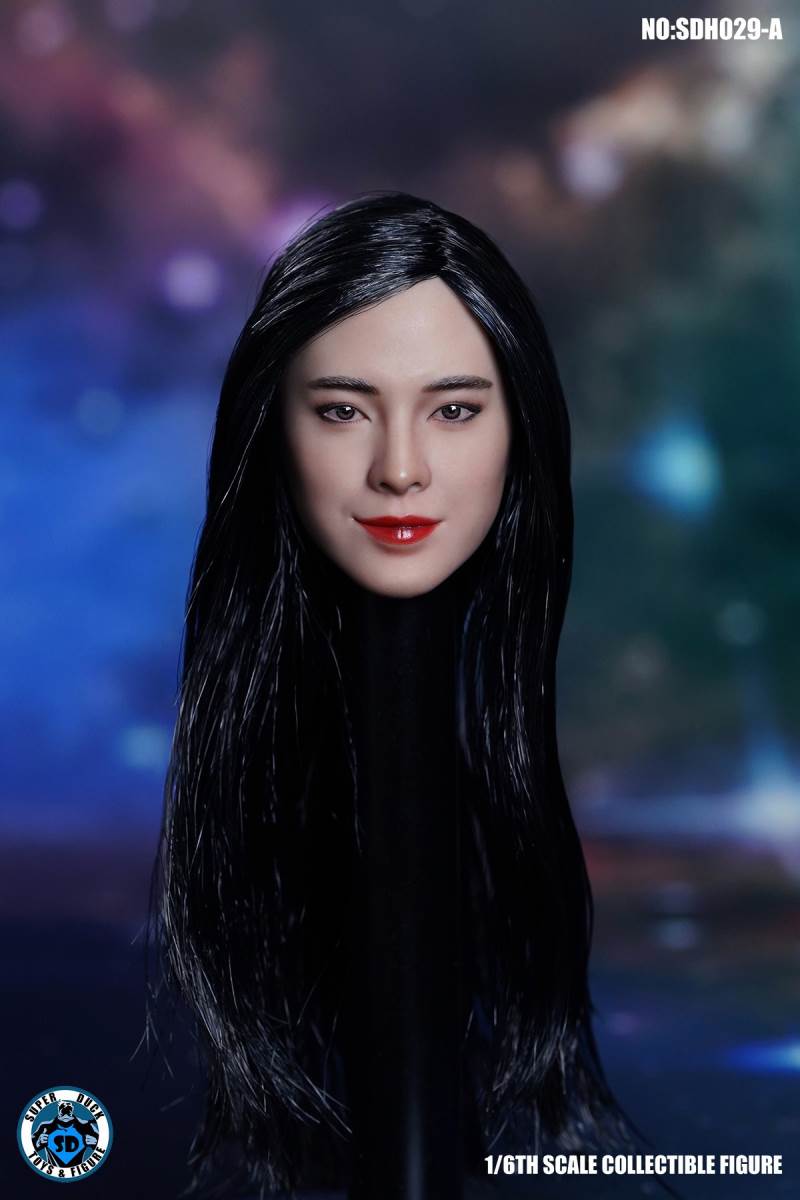 SDH029 Female Head Carving 1/6