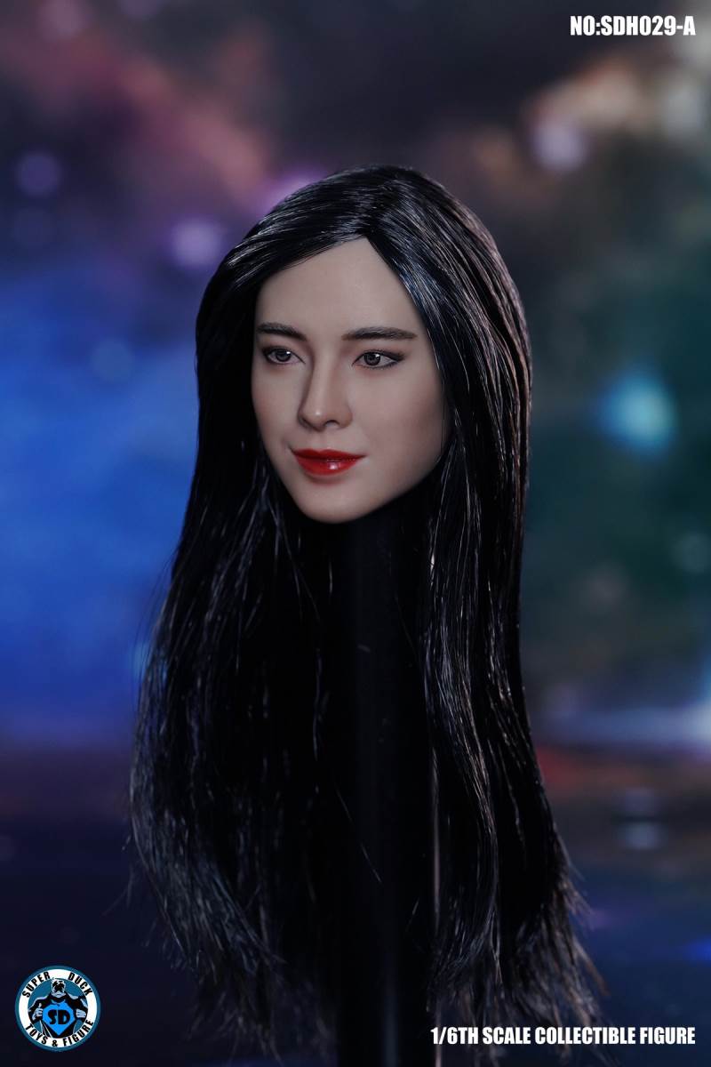 SDH029 Female Head Carving 1/6