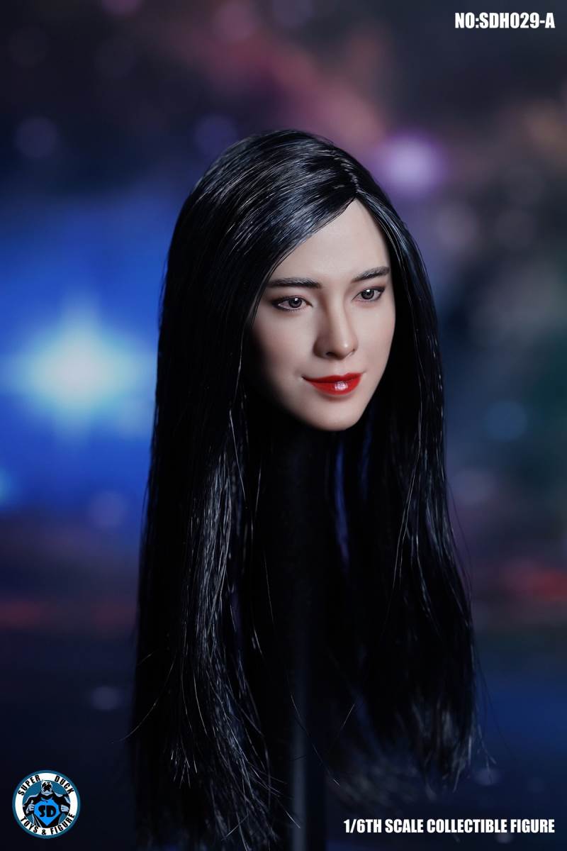SDH029 Female Head Carving 1/6