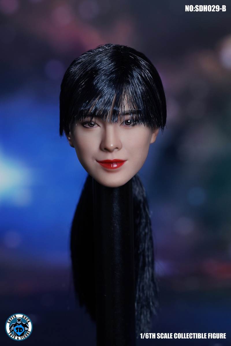 SDH029 Female Head Carving 1/6